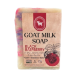 Black Raspberry Vanilla Goat Milk Soap – Handmade Nourishing Bath Bar
